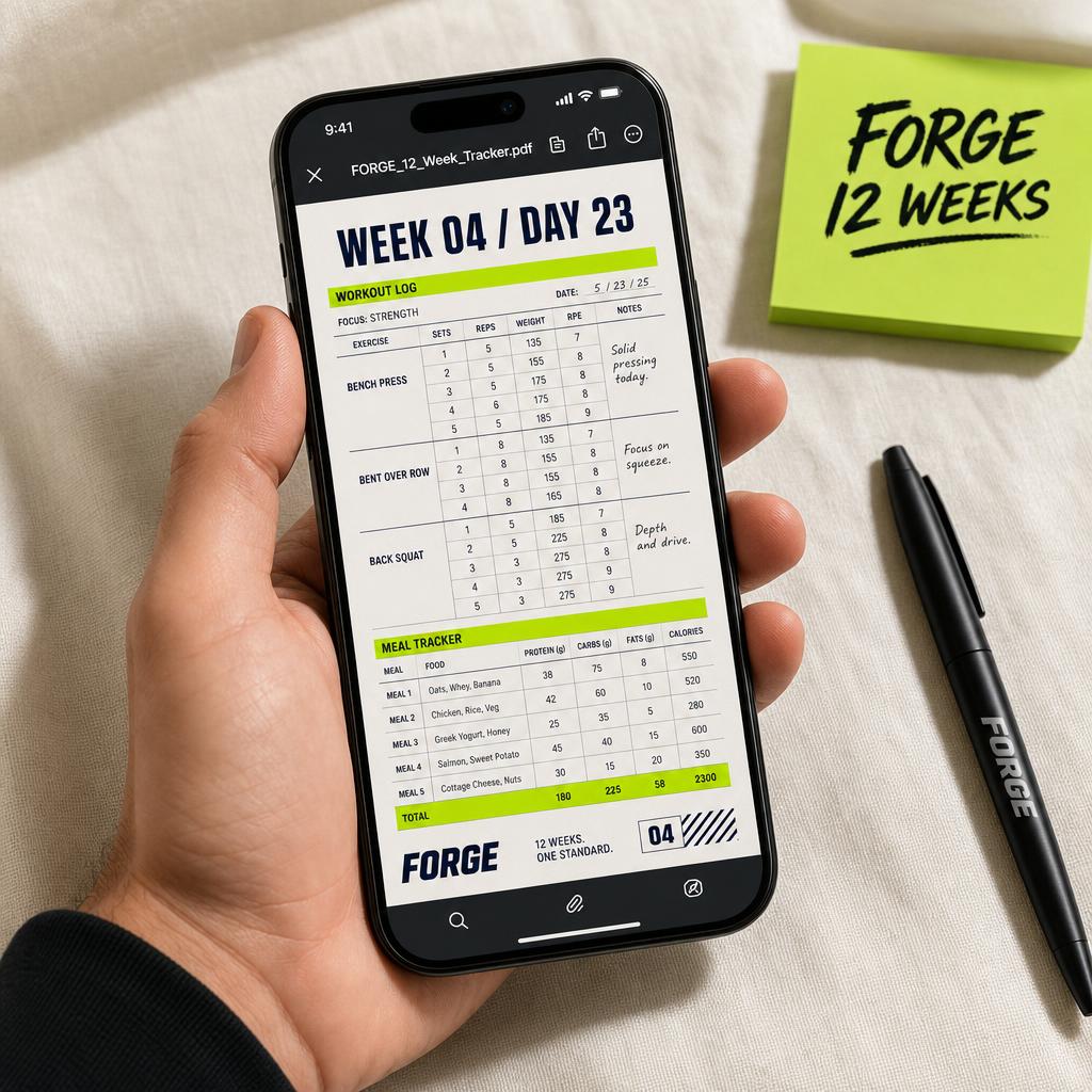 FORGE tracker on iPhone